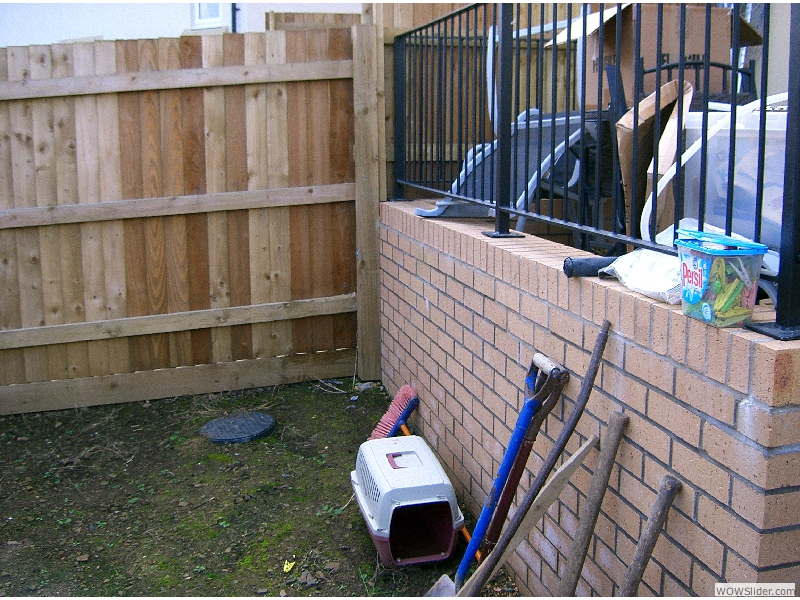 concrete steps before